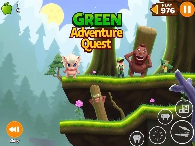 Green Adventure Quest Game Screenshot
